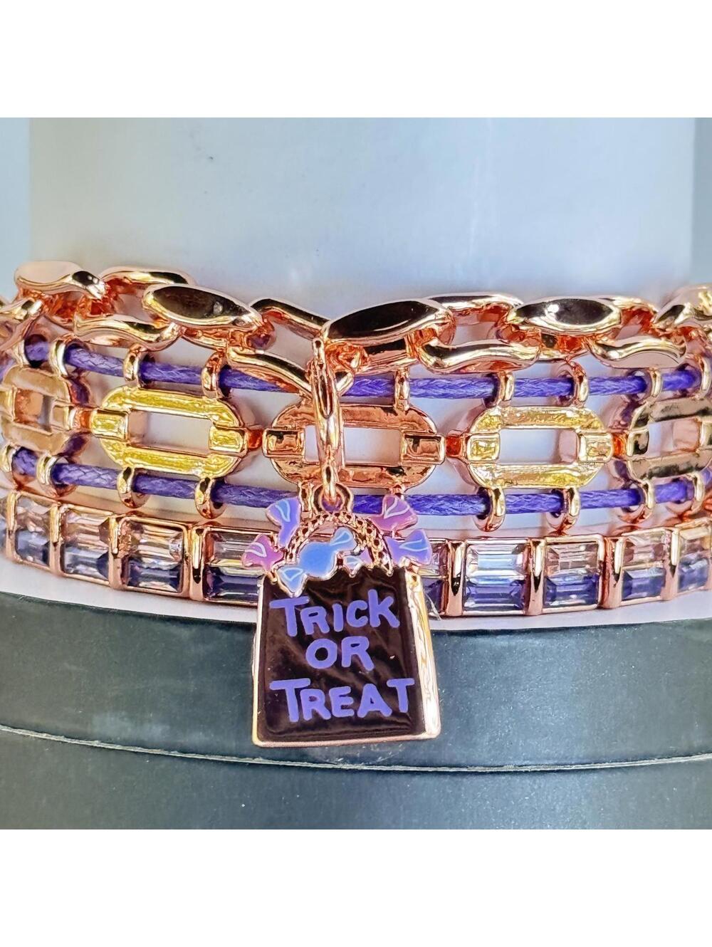 Bomb Party Halloween Stack "The Chicest Treat" Trick or Treat Rose Gold